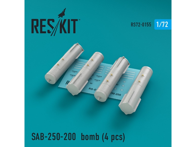 Sab-250-200 Bomb (4 Pcs) Su-7, Su-17, Su-24, Su-25, Su-27, Su-30, Su-34, Mig-21, Mig-27, Yak-38, Jak-130 - image 1