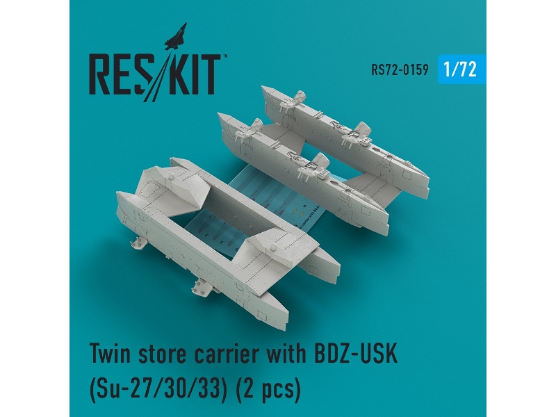 Twin Store Carrier With Bdz-usk (Su-27/30/33) (2 Pcs) - image 1