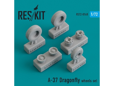 A-37 Dragonfly Wheels Set - image 1