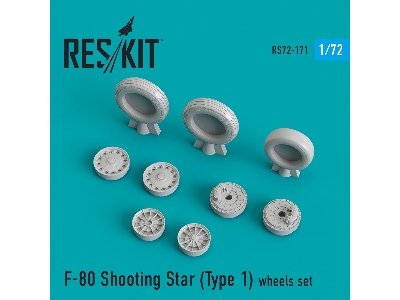 F-80 Shooting Star (Type 1) Wheels Set - image 1