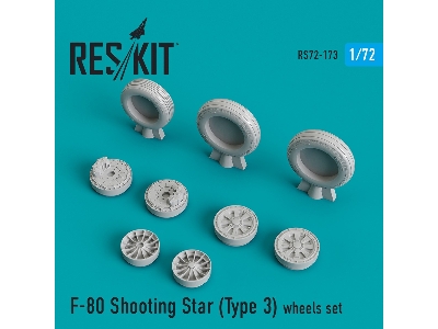 F-80 Shooting Star (Type 3) Wheels Set - image 1
