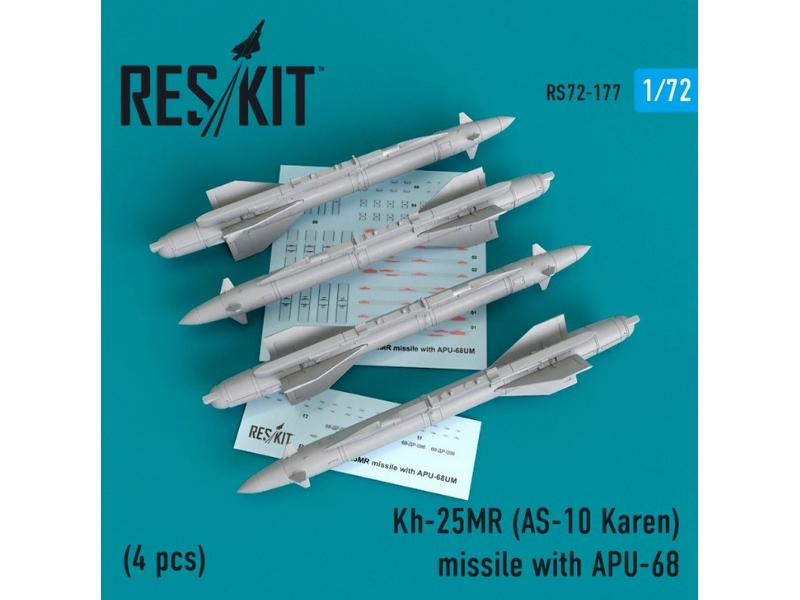 Kh-25mr (As-10 Karen) Missile With Apu-68 (4 Pcs) (Mig-23, Mig-27, Su-17, Su-24, Su-25) - image 1 Kh-25mr (As-10 Karen) Missile With Apu-68 (4 Pcs) (Mig-23, Mig-27, Su-17, Su-24, Su-25) - image 1