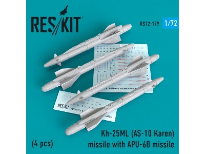 Kh-25ml (As-10 Karen) Missile With Apu-68 (4 Pcs) (Mig-23, Mig-27, Su-17, Su-24, Su-25) - image 1
