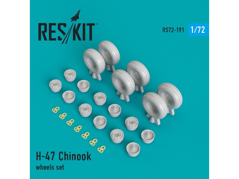 H-47 Chinook Wheels Set - image 1 H-47 Chinook Wheels Set - image 1