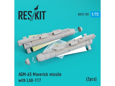Agm-65 Maverick Missile With Lau-117 (2pcs) Av-8b, A-10, F-16, F-18) - image 1