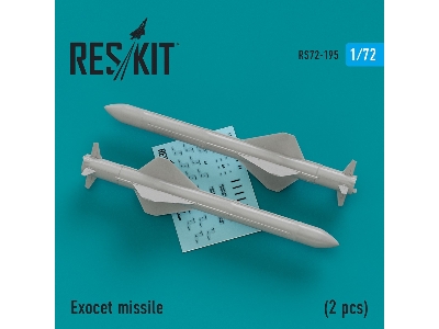 Exocet Missile (2 Pcs) Super Etendart, Mirage 2000 - image 1