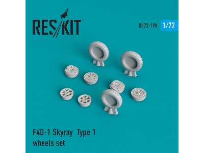 F4d-1 Skyray Type 1 Wheels Set - image 1