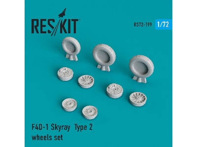 F4d-1 Skyray Type 2 Wheels Set - image 1