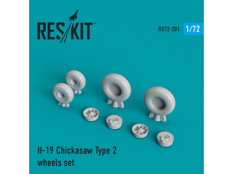 H-19 Chickasaw Type 2 Wheels Set - image 1