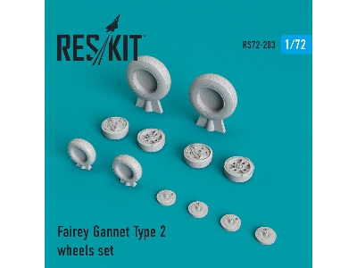 Fairey Gannet Type 2 Wheels Set - image 1