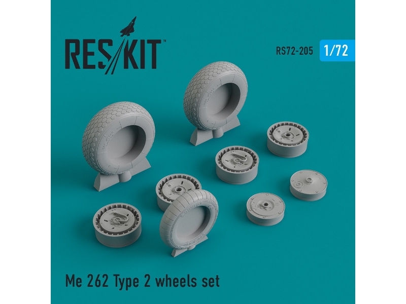 Me.262 Type 2 Wheels Set - image 1