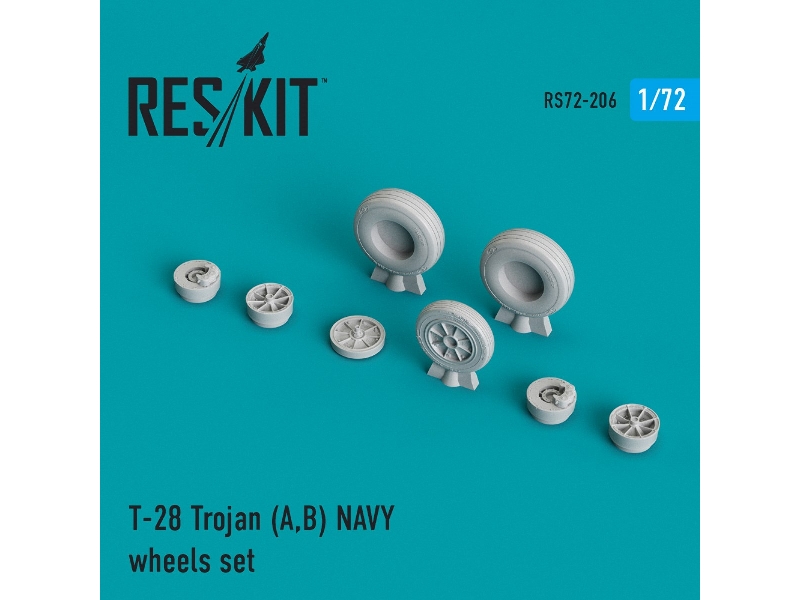 T-28 Trojan (A,b) Navy Wheels Set - image 1