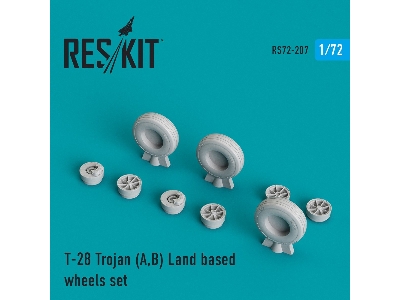 T-28 Trojan (A,b) Land Based Wheels Set - image 1