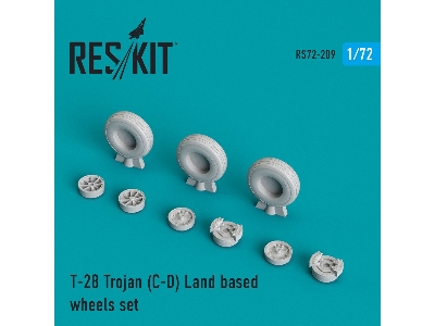 T-28 Trojan (C-d) Land Based Wheels Set - image 1