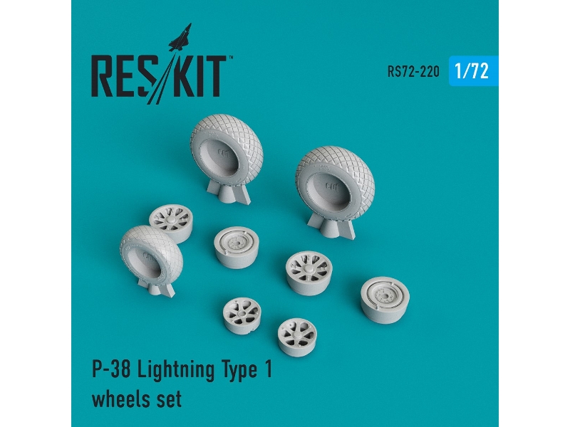 P-38 Lightning Type 1 Wheels Set - image 1