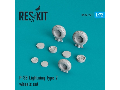 P-38 Lightning Type 2 Wheels Set - image 1