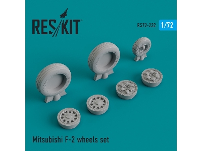 Mitsubishi F-2 Wheels Set - image 1
