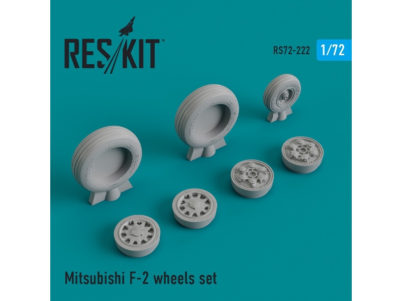 Mitsubishi F-2 Wheels Set - image 1