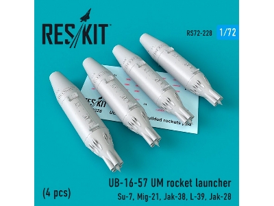 Ub-16-57 Um Rocket Launcher 4 Pcs Su-7, Mig-21, Jak-38, L-39, Jak-28 - image 1