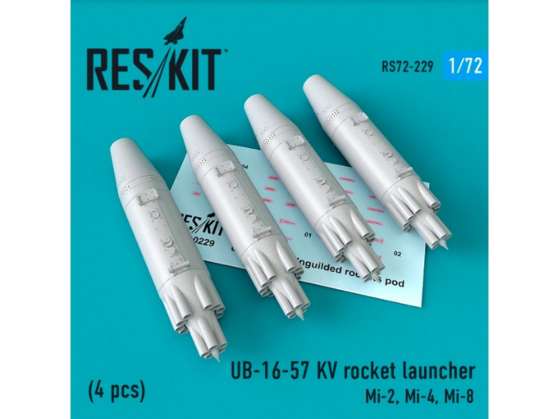 Ub-16-57 Kv Rocket Launcher 4 Pcs Mi-2, Mi-4, Mi-8 - image 1