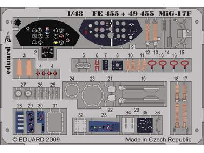 MiG-17F S. A. 1/48 - Hobby Boss - - image 1