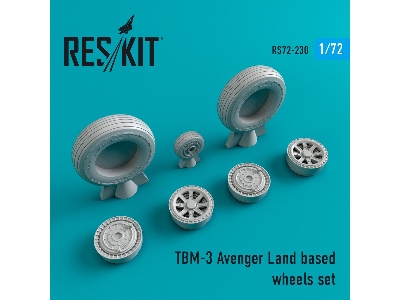 Tbm-3 Avenger Land Based Wheels Set - image 1