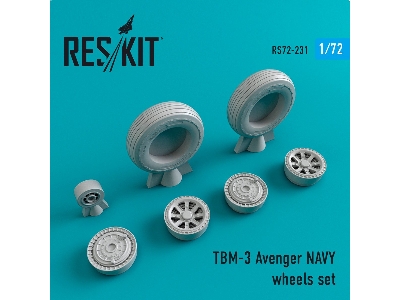 Tbm-3 Avenger Navy Wheels Set - image 1