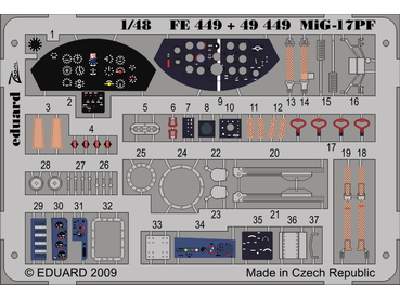 MiG-17PF S. A. 1/48 - Hobby Boss - - image 1