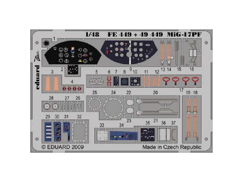 MiG-17PF S. A. 1/48 - Hobby Boss - - image 1