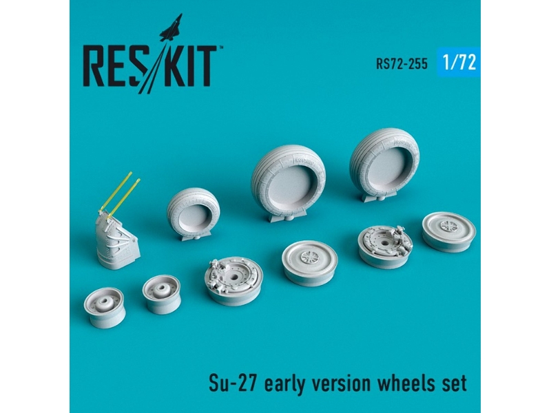 Su-27 Wheels Set Early Version - image 1