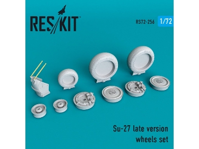 Su-27 Late Version Wheels Set Late Version - image 1