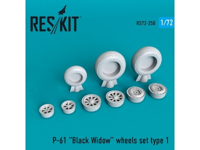 P-61 Black Widow Wheels Set - image 1