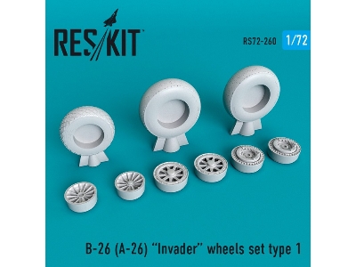 B-26 (A-26) Invader Wheels Set Type 1 - image 1