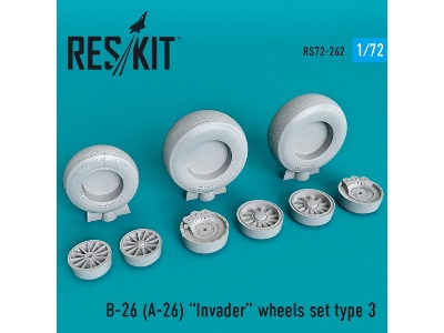 B-26 (A-26) Invader Wheels Set Type 3 - image 1