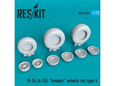 B-26 (A-26) Invader Type 4 Wheels Set - image 1