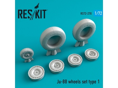 Ju-88 Wheels Set Type 1 - image 1