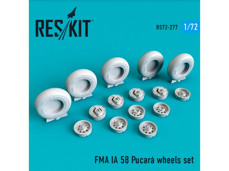 Fma Ia 58 Pucara Wheels Set - image 1