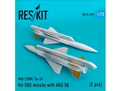 Kh-58u Missile With Aku 58 2 Pcs Mig-25bm, Su-24 - image 1
