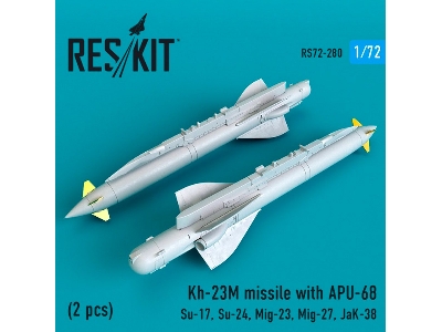 Kh-23m Missile With Apu-68 2 Pcs Su-17, Su-24, Mig-23, Mig-27, Jak-38 - image 1