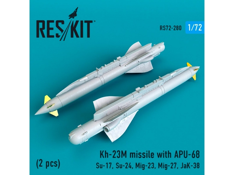 Kh-23m Missile With Apu-68 2 Pcs Su-17, Su-24, Mig-23, Mig-27, Jak-38 - image 1