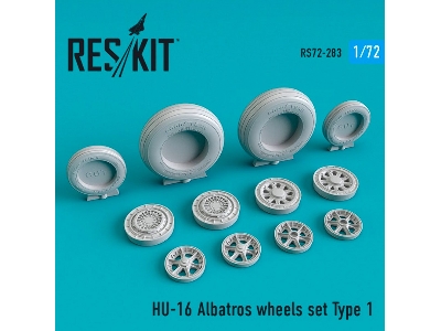 Hu-16 Albatros Wheels Set Type 1 - image 1