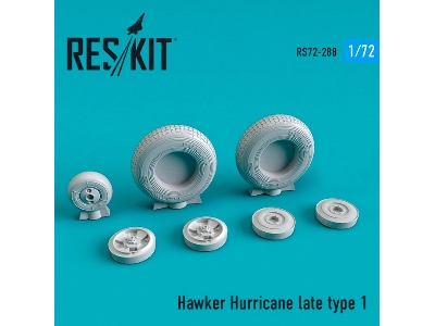 Hawker Hurricane Wheels Set Late Type 1 - image 1