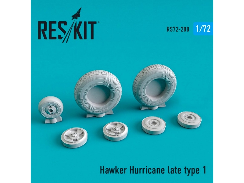 Hawker Hurricane Wheels Set Late Type 1 - image 1