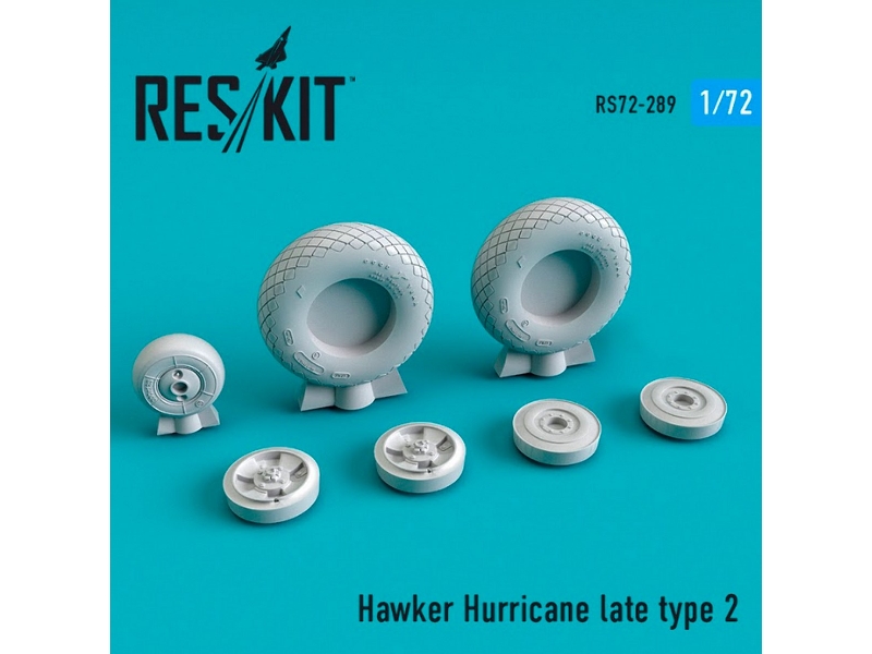 Hawker Hurricane Wheels Set Late Type 2 - image 1