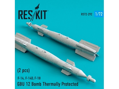 Gbu 12 Bomb Thermally Protected 2 Pcs F-14, F-14d,f-18 - image 1