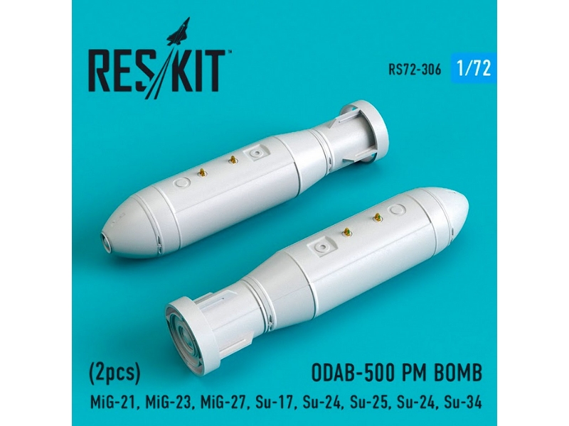 Odab-500 Pm 2pcs Mig-21, Mig-23, Mig-27, Su-17, Su-24, Su-25, Su-24, Su-34 - image 1