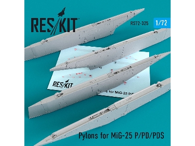 Pylons For Mig-25 P/Pd/Pds - image 1