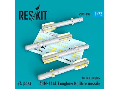 Agm-114l Longbow Hellfire Missiles (4 Pcs) (Ah-64d Longbow) - image 1