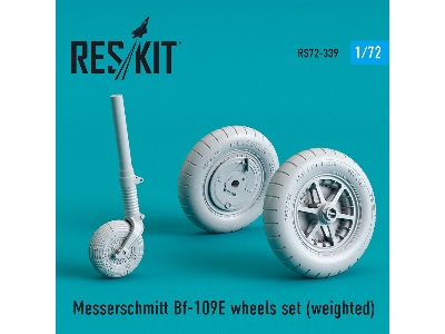 Messerschmitt Bf-109e Wheels Set (Weighted) - image 1