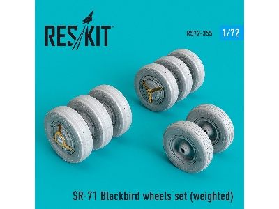 Sr-71 Blackbird Wheels Set (Weighted) - image 1